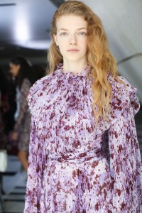 Backstage at Giambattista Valli RTW Fall 2019, photographed in Paris on March 4, 2019.