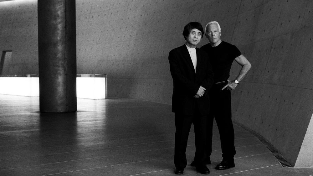 Giorgio Armani and Tadao Ando.