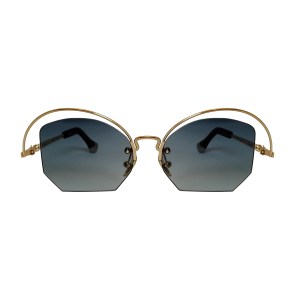 A pair of sunglasses part of the co-branded capsule between Pugnale and Anteprima.