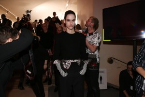 Backstage at Haider Ackerman RTW Fall 2019