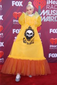Poppy
iHeartRadio Music Awards, Arrivals, Microsoft Theater, Los Angeles, USA - 14 Mar 2019
Wearing Viktor & Rolf Same Outfit as Catwalk Model *10068471f