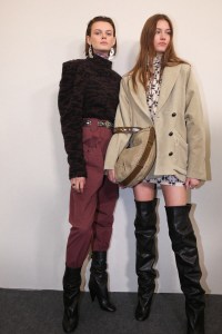 Backstage at Isabel Marant RTW Fall 2019, photographed in Paris on February 28, 2019.
