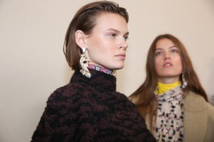 Backstage at Isabel Marant RTW Fall 2019, photographed in Paris on February 28, 2019.