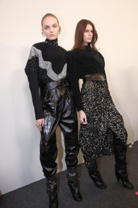 Backstage at Isabel Marant RTW Fall 2019, photographed in Paris on February 28, 2019.