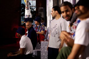 The scene at the Lacoste x Keith Haring Global Collection Launch party.