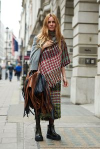Blanca Miró Scrimieri
Street style, Fall Winter 2019, London Fashion Week, UK - 16 Feb 2019