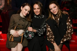 Emma Stone, Alicia Vikander and Lea Seydoux