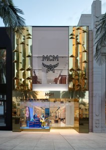 The MCM Beverly Hills flagship store on Rodeo Drive.