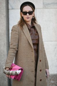Street styleStreet Style, Fall Winter 2019, Milan Fashion Week, Italy - 24 Feb 2019