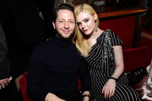 Derek Blasberg and Elle Fanning