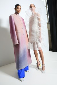 Backstage at Nina Ricci RTW Fall 2019, photographed in Paris on March 1, 2019.