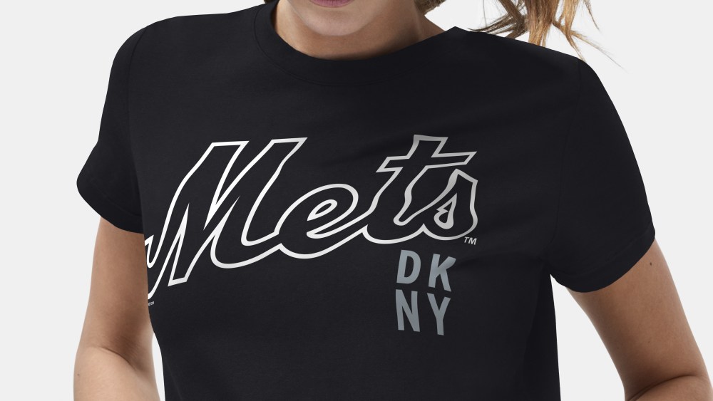 A Mets T-shirt from the DKNY Sport x MLB collection.