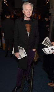 Philip Treacy attends a memorial for Judy Blame at Union Chapel on March 11, 2019 in London, England.Photo by Dave Benett