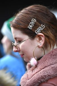 Street Style, Hair detail
Street Style, Fall Winter 2019, New York Fashion Week, USA - 08 Feb 2019