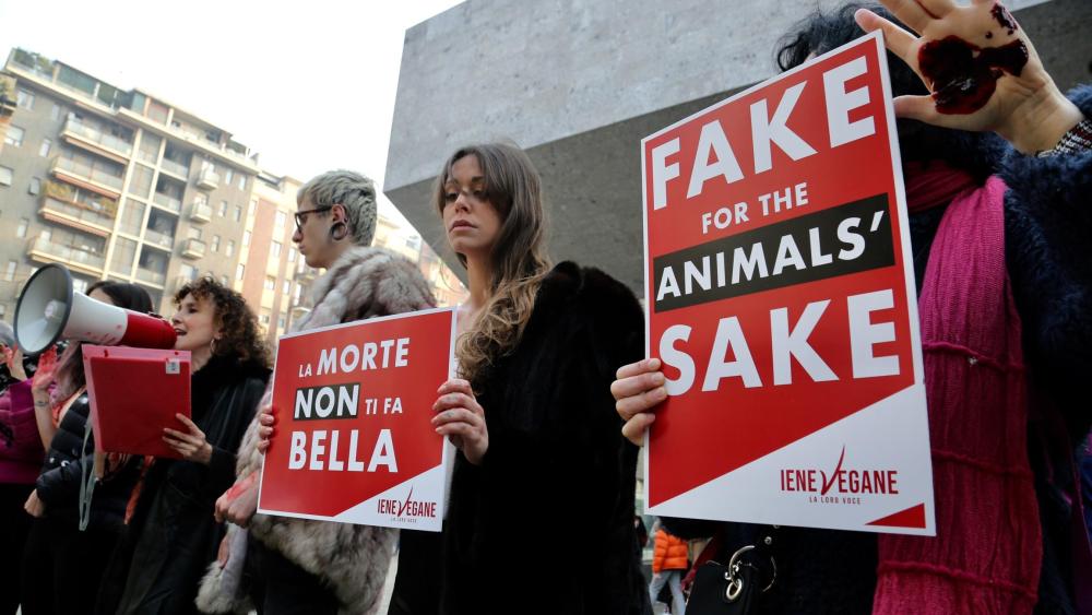 fur protesters