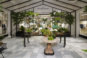 The store brings nature to its doorstep.