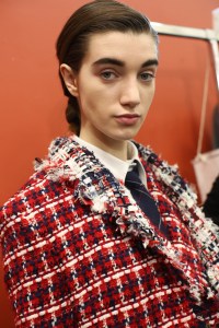 Backstage at Thom Browne  RTW Fall 2019, photographed in Paris on March 3, 2019.