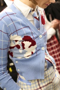 Backstage at Thom Browne  RTW Fall 2019, photographed in Paris on March 3, 2019.
