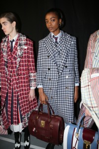 Backstage at Thom Browne  RTW Fall 2019, photographed in Paris on March 3, 2019.