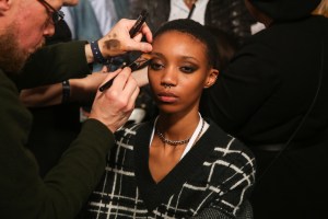 Backstage at Tommy Hilfiger Spring 2019
