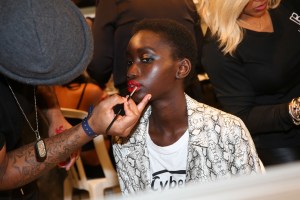 Backstage at Tommy Hilfiger Spring 2019