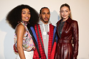 Backstage at Tommy Hilfiger Spring 2019