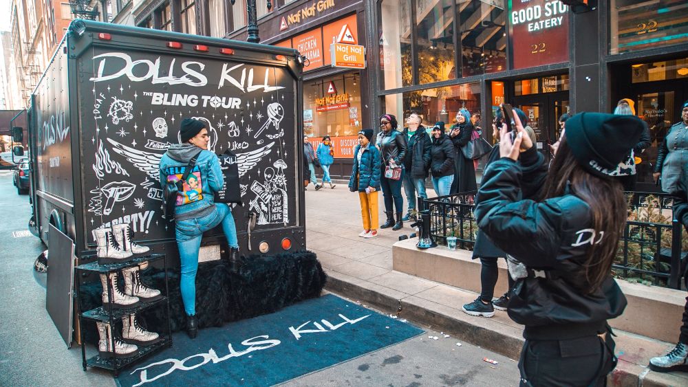 social media dolls kill branding