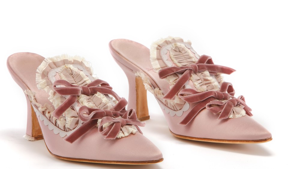 Style Name: ANTOINETTATheme: MARIE ANTOINETTERef No: 456Manolo Blahnik