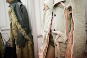 Backstage at Y/Project RTW Fall 2019, photographed in Paris on February 28, 2019.