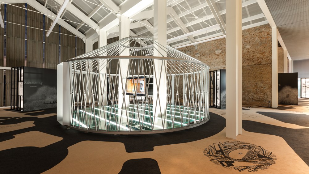The Tod's "No Code Shelter" project at Milan Design Week.