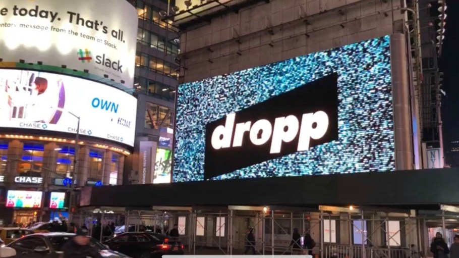 dropp tv video shopping gen z streetwear blockchain