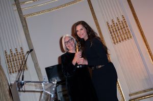 Brooke Shields and Eileen Fisher