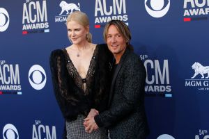 Nicole Kidman (L) and husband Australian singer-songwriter Keith Urban (R) arrive for the 54th Annual Academy of Country Music Awards at the MGM Grand Garden Arena in Las Vegas, Nevada, USA, 07 April 2019.54th Annual Academy Of Country Music Awards, Las Vegas, USA - 07 Apr 2019