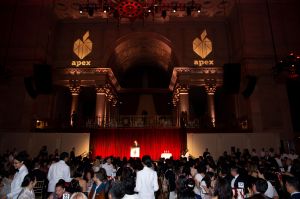 The scene at the Apex Awards Gala.