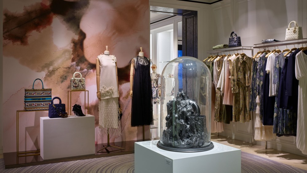 “Lady Dior As Seen By” exhibit by Li Shurui at Art Basel Hong Kong.