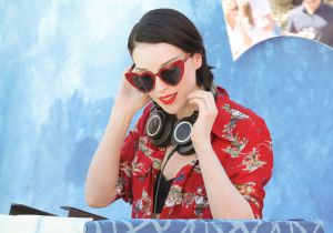 St. Vicious (St. Vincent) at the Levi's brunch.
