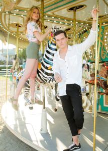 Katherine McNamara and Luke Baines