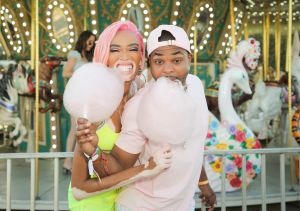 Winnie Harlow and King Bach