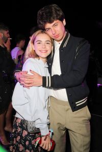Kiernan Shipka and Charlie Oldman