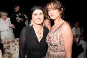 Maria Grazia Chiuri and Shailene Woodley