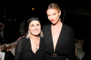 Maria Grazia Chiuri and Karlie Kloss