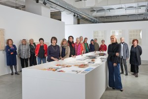 Maria Grazia Chiuri with the artists of “The Unexpected Subject. 1978 Art and Feminism in Italy.”