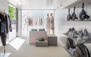 The Dior pop-up at The Park at CityCenterDC in Washington, D.C.