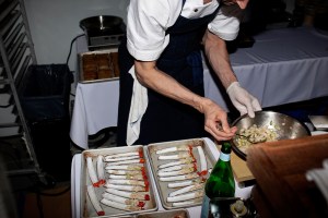 The scene at the Edible Schoolyard Benefit.