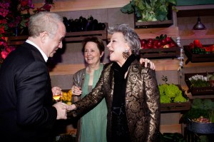 Alice Waters and Bette Midler