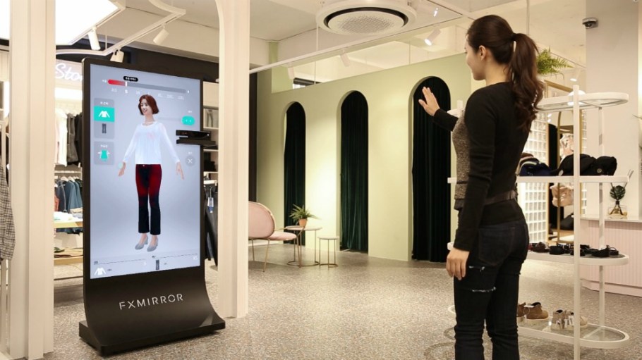 A Korean tech firm thinks physics holds the key to creating a winning, mixed-reality magic mirror experience for in-store shoppers.