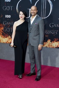 Keegan-Michael Key and Elisa Key
'Game of Thrones' season eight premiere, Arrivals, New York, USA - 03 Apr 2019