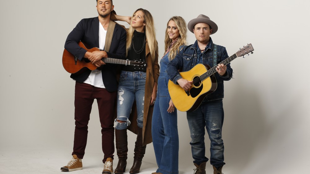 Gone West: Justin Young, Colbie Caillat, Nelly Joy and Jason Reeves.