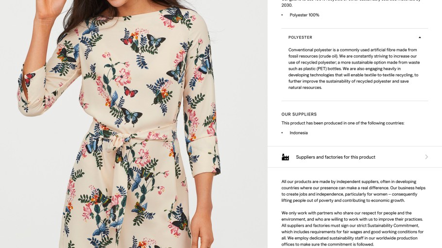 H&M Rolls Out Its Largest Product-Transparency Effort Yet