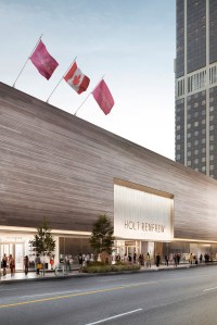 A rendering of Holt Renfrew on Bloor street.